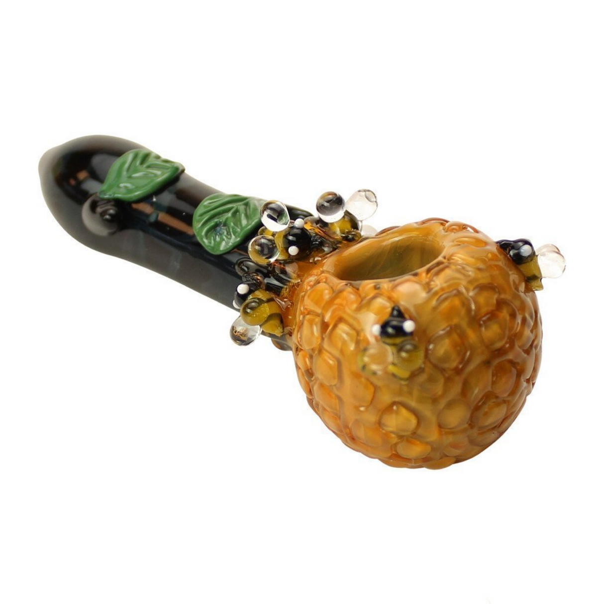 Empire Glassworks Small Beehive Spoon Pipe 🐝 