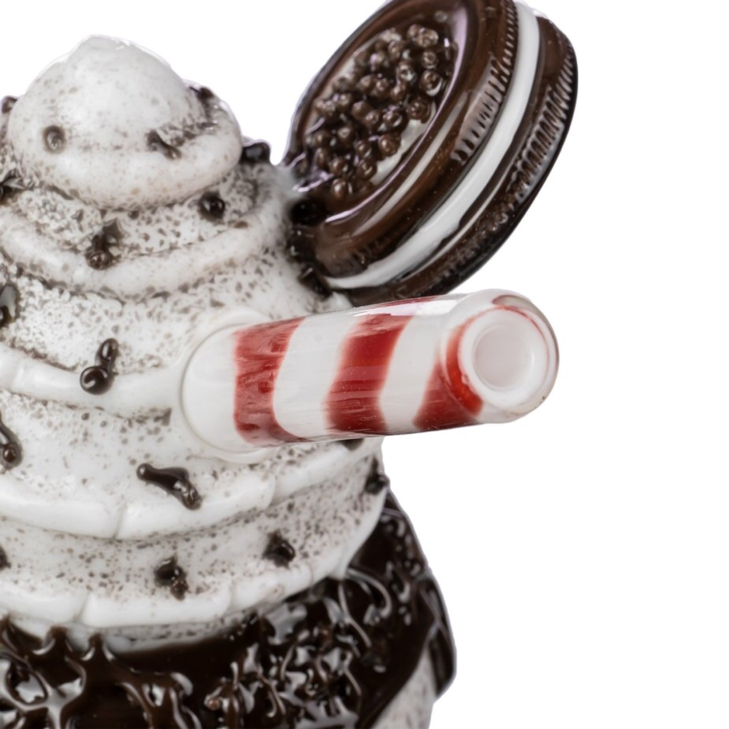Empire Glassworks "Chocolate Cookie Sundae Float" Water Pipe 🍨 