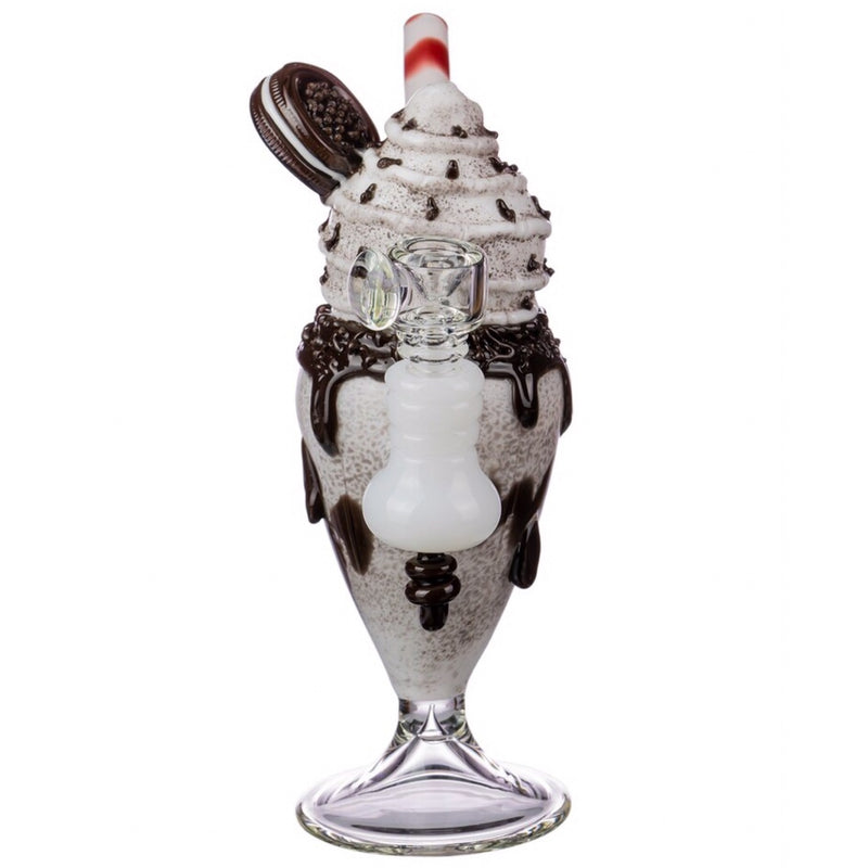 Empire Glassworks "Chocolate Cookie Sundae Float" Water Pipe 🍨 