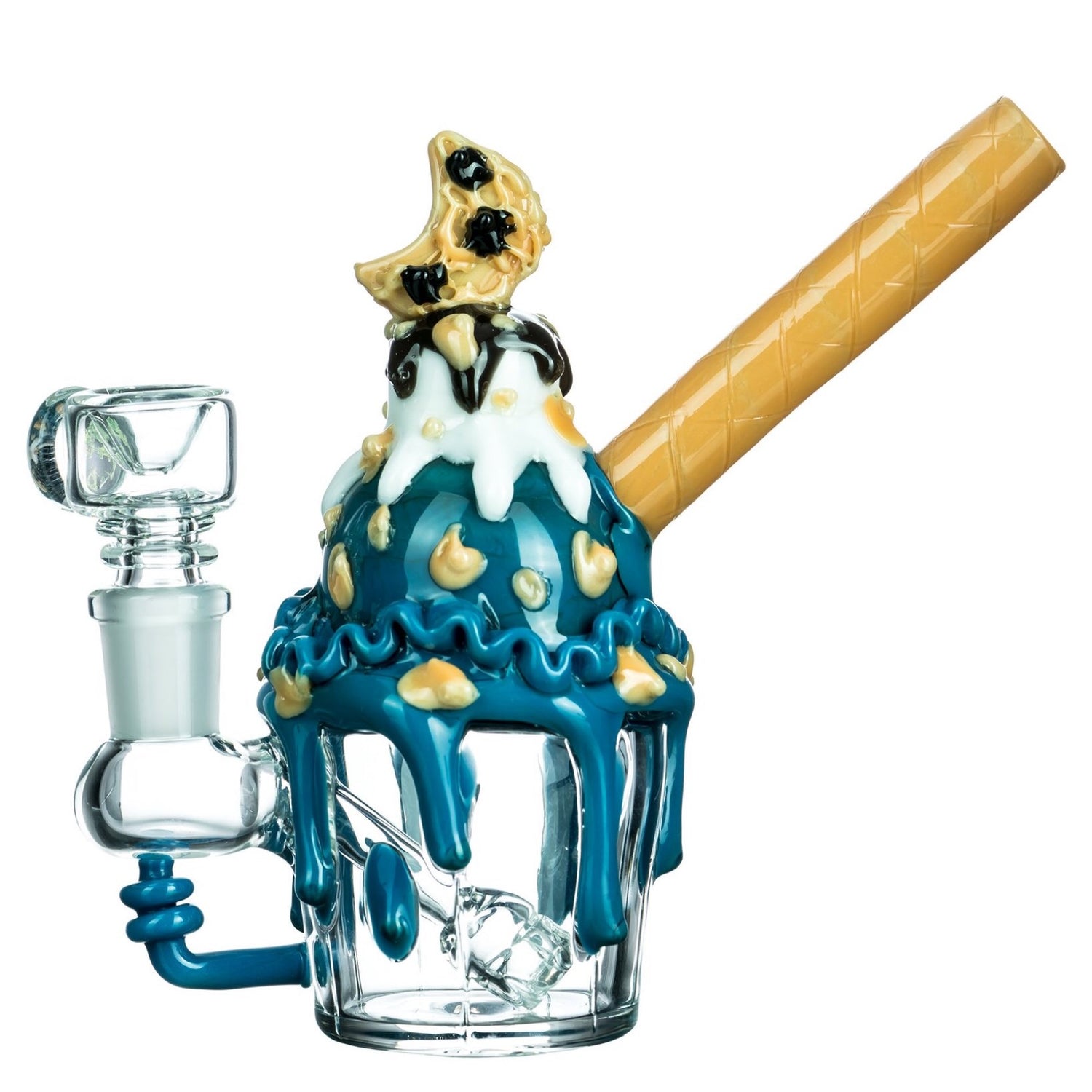 Empire Glassworks Cookie Monster Sundae Mini Bong 🍪 