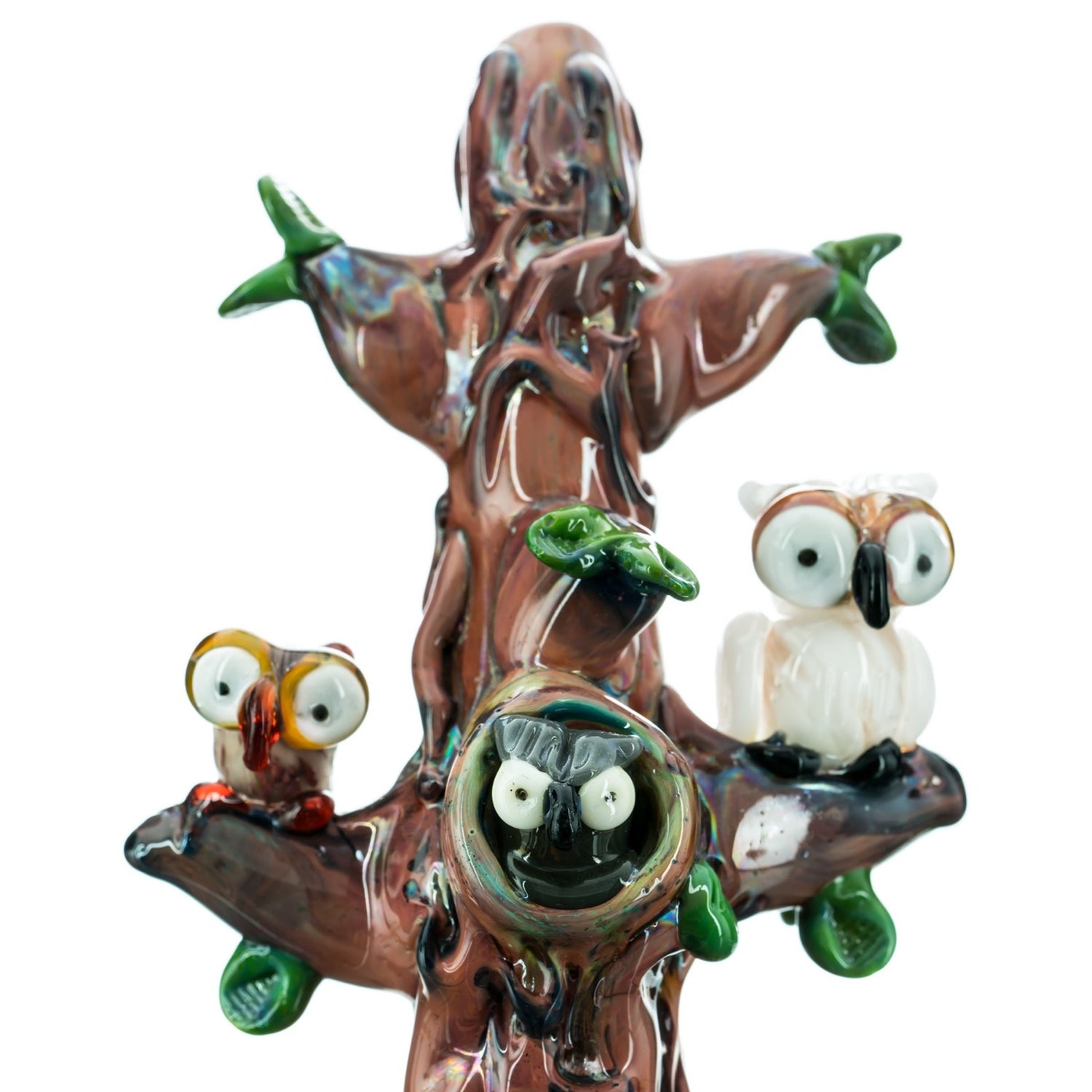 Empire Glassworks "Hootie’s Tree" Water Pipe 🦉 