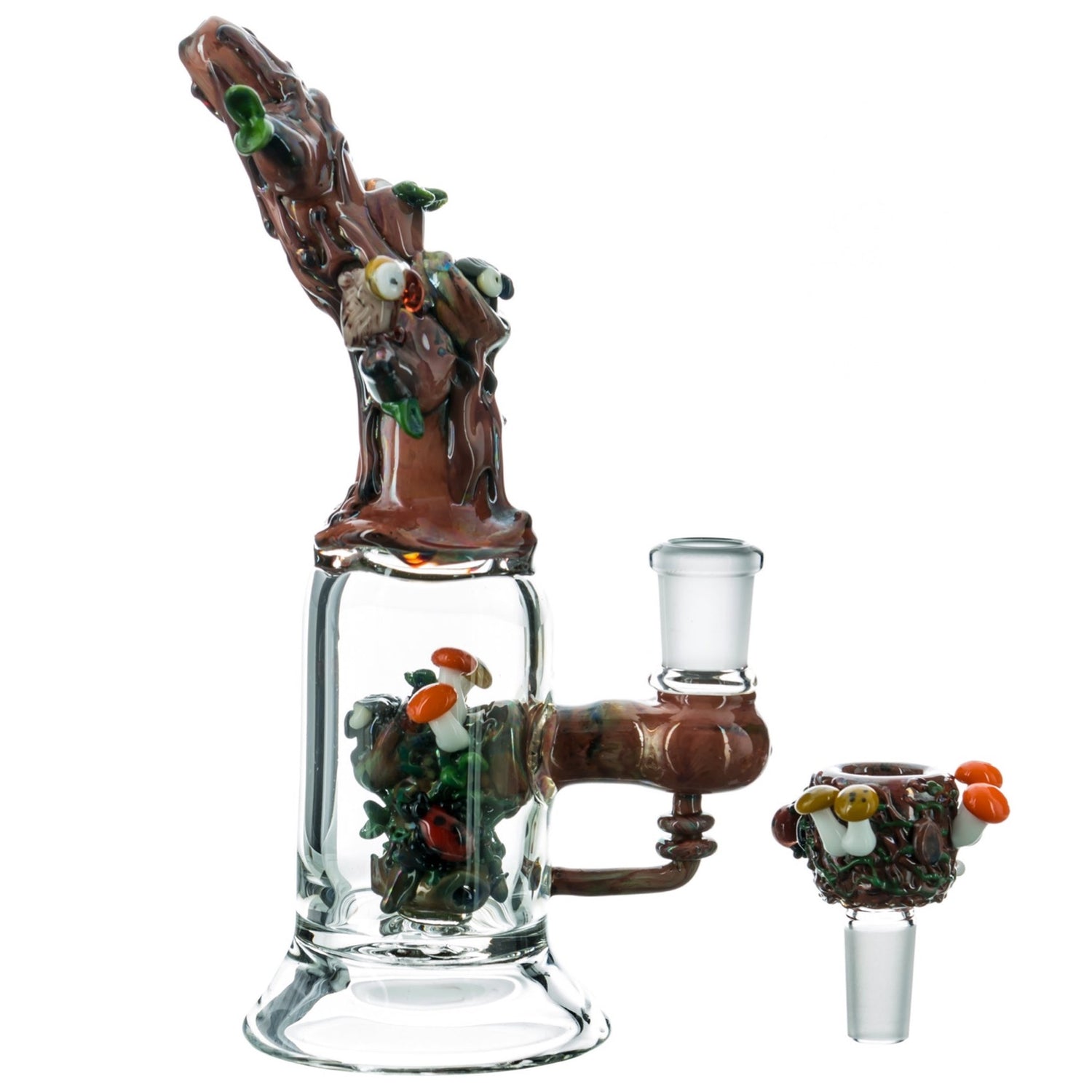 Empire Glassworks "Hootie’s Tree" Water Pipe 🦉 