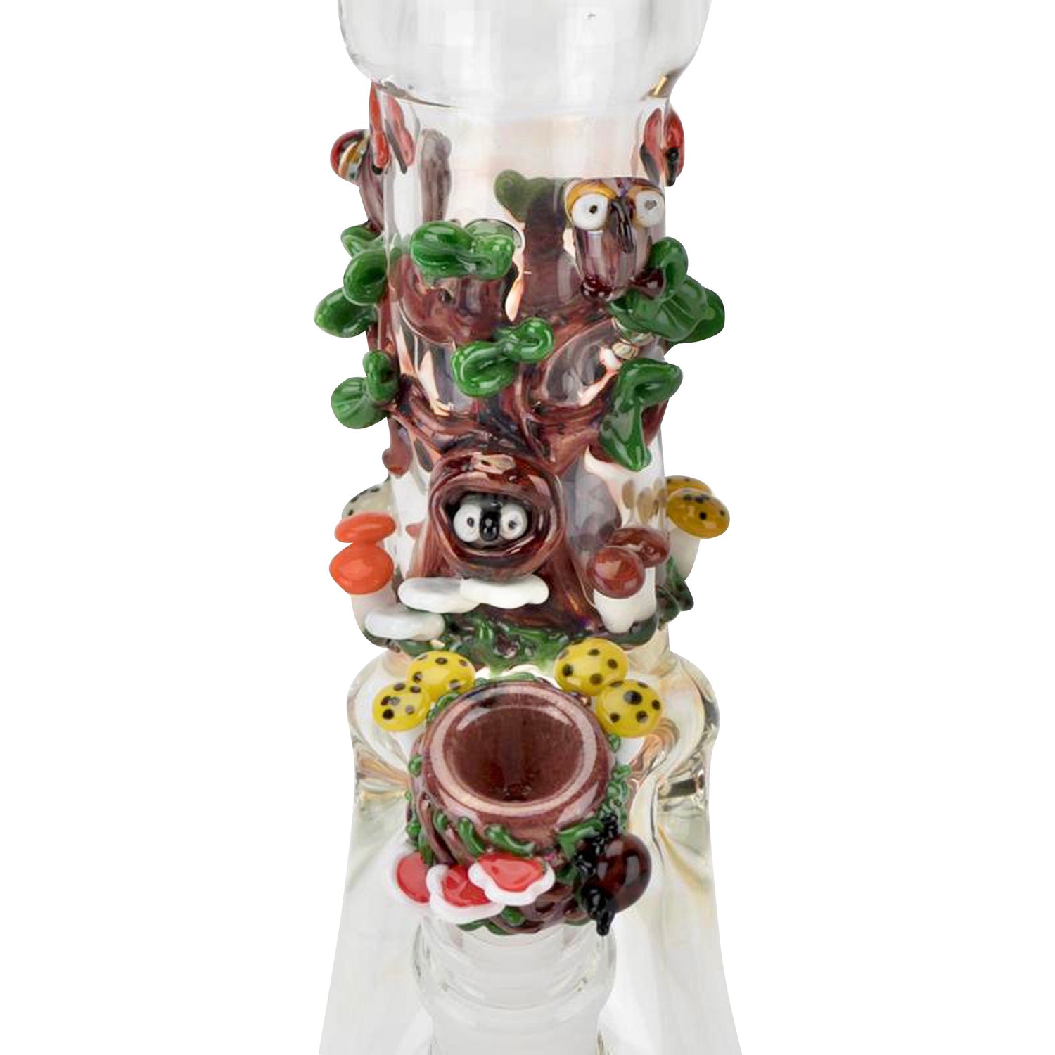 Empire Glassworks 14” Hootie’s Forest Beaker Bong 🦉
