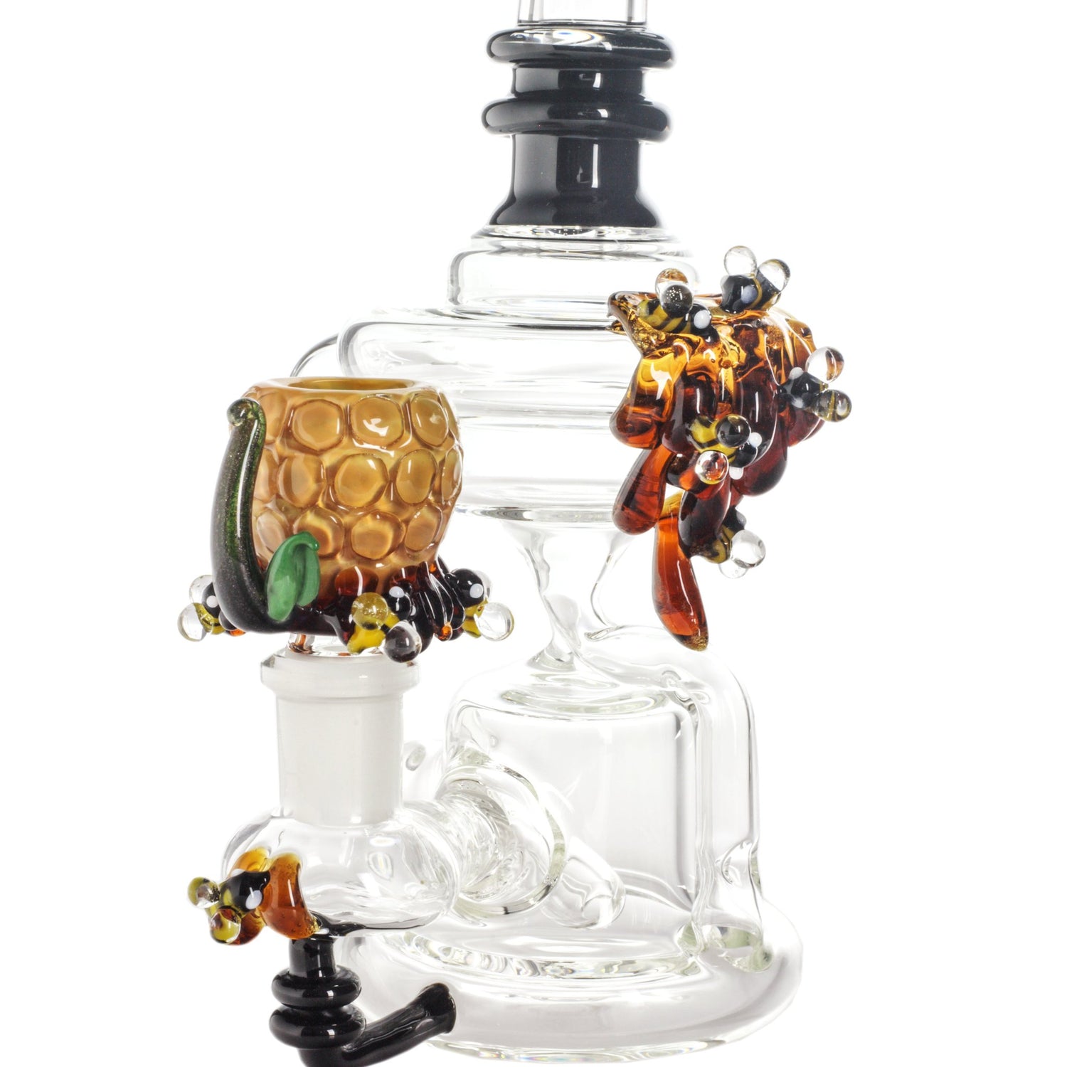 Empire Glassworks Mini Beehive Recycler Bong 🐝 