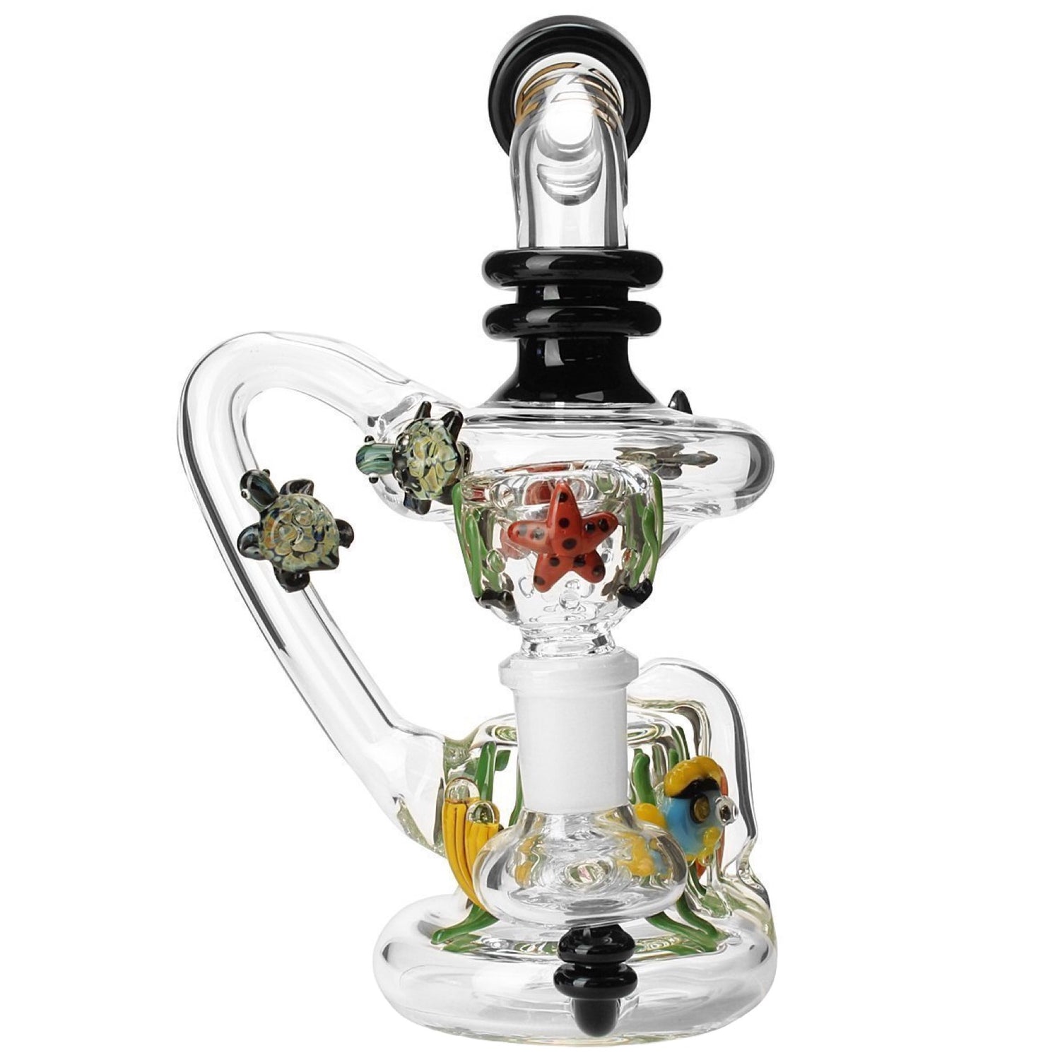 Empire Glassworks East Australian Current Mini Recycler Bong 🐠 