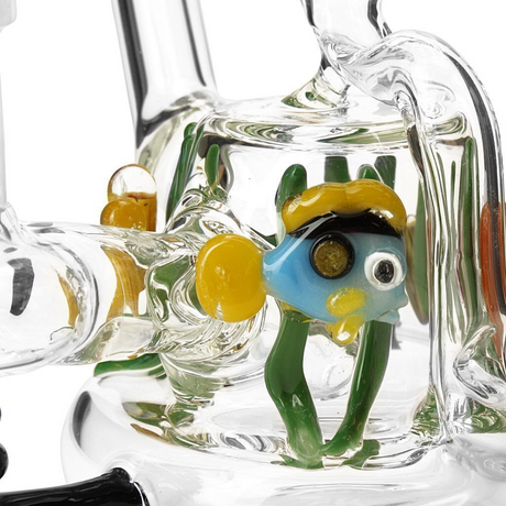 Empire Glassworks East Australian Current Mini Recycler Bong 🐠 