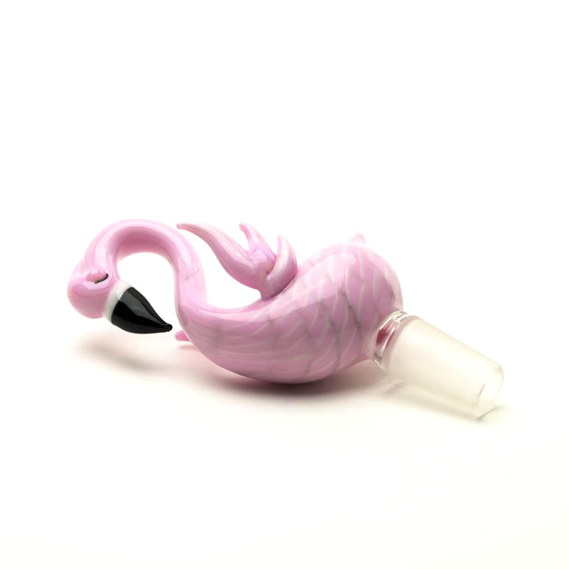 Empire Glassworks Pink Flamingo Bowl Piece 