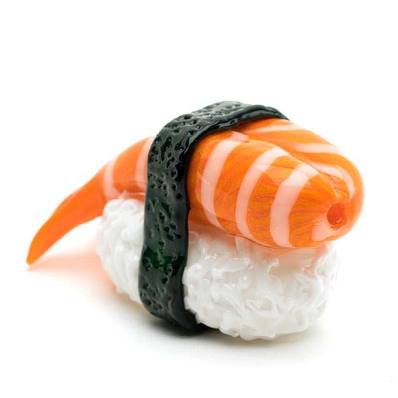 Empire Glassworks "Shrimp Nigiri" Sushi Hand Pipe 🍣 