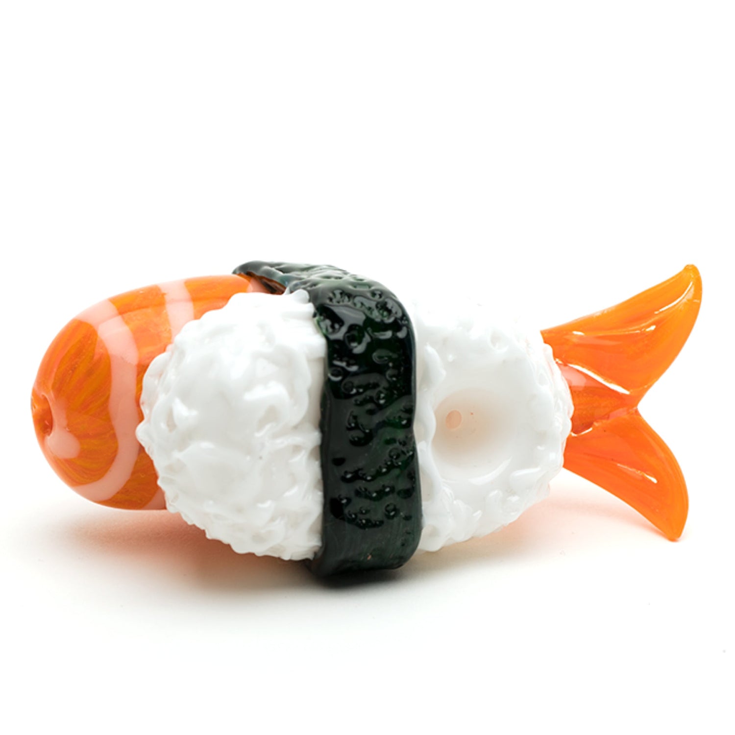 Empire Glassworks "Shrimp Nigiri" Sushi Hand Pipe 🍣 