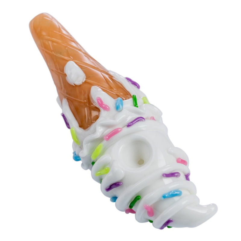Empire Glassworks Sprinkles Ice Cream Cone Hand Pipe 🍦 
