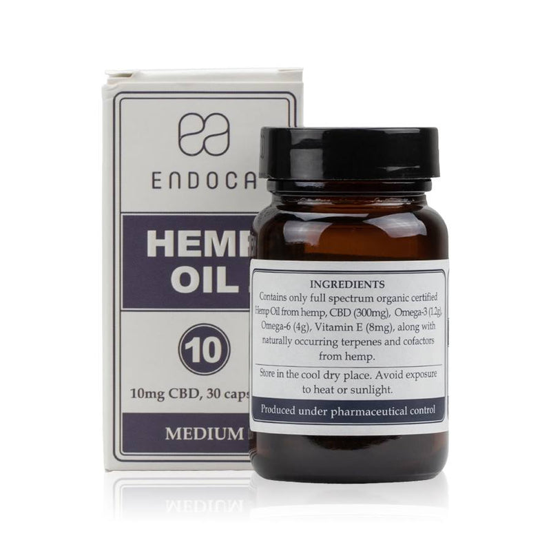Endoca Hemp Oil Capsules (10-50mg CBD each) 💊