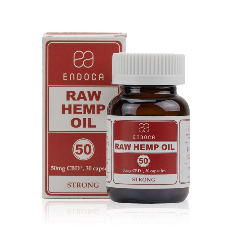 Endoca Raw Hemp Oil Capsules (10-50mg CBD each) 💊