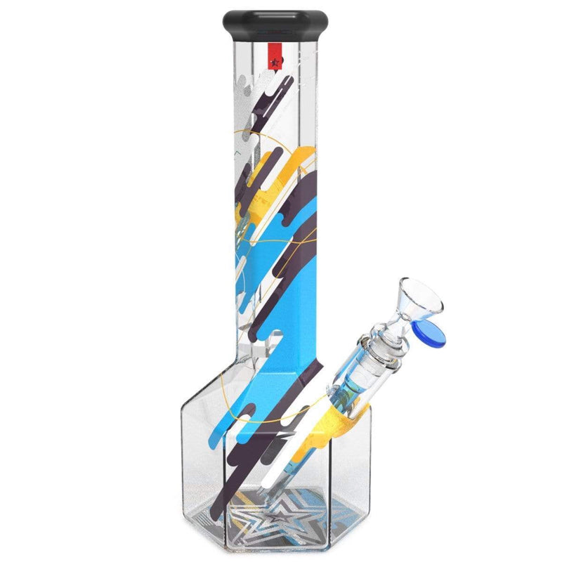 Famous X Octagon 12” Glass Beaker Bong 