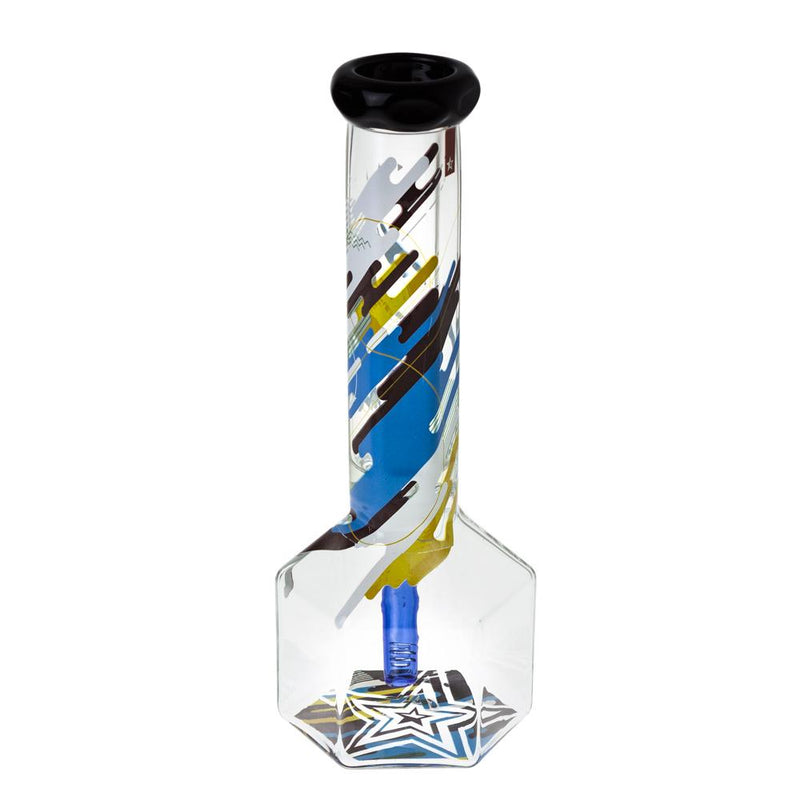 Famous X Octagon 12” Glass Beaker Bong 