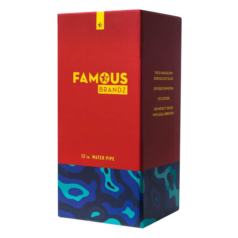 Famous X Fabric 12” Glass Beaker Bong 