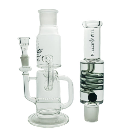 Freeze Pipe Recycler Bong Detached