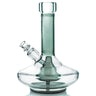 Grav® 8” UFO Shaped Wide Base Beaker Bong Smoke w/ Clear Accents