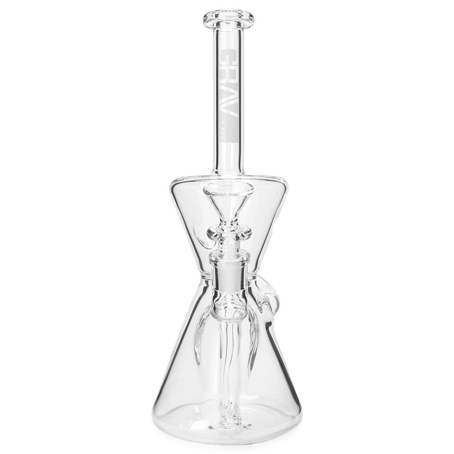 Grav® 10” Hourglass Recycler Bong 