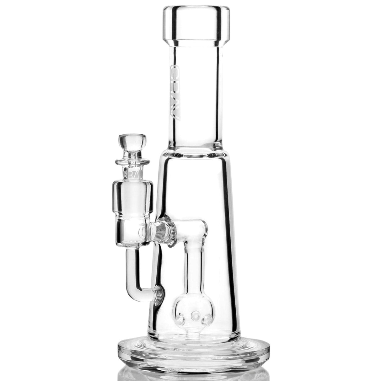 Grav® 8” Small Straight Tube Bong w. Orb Perc 