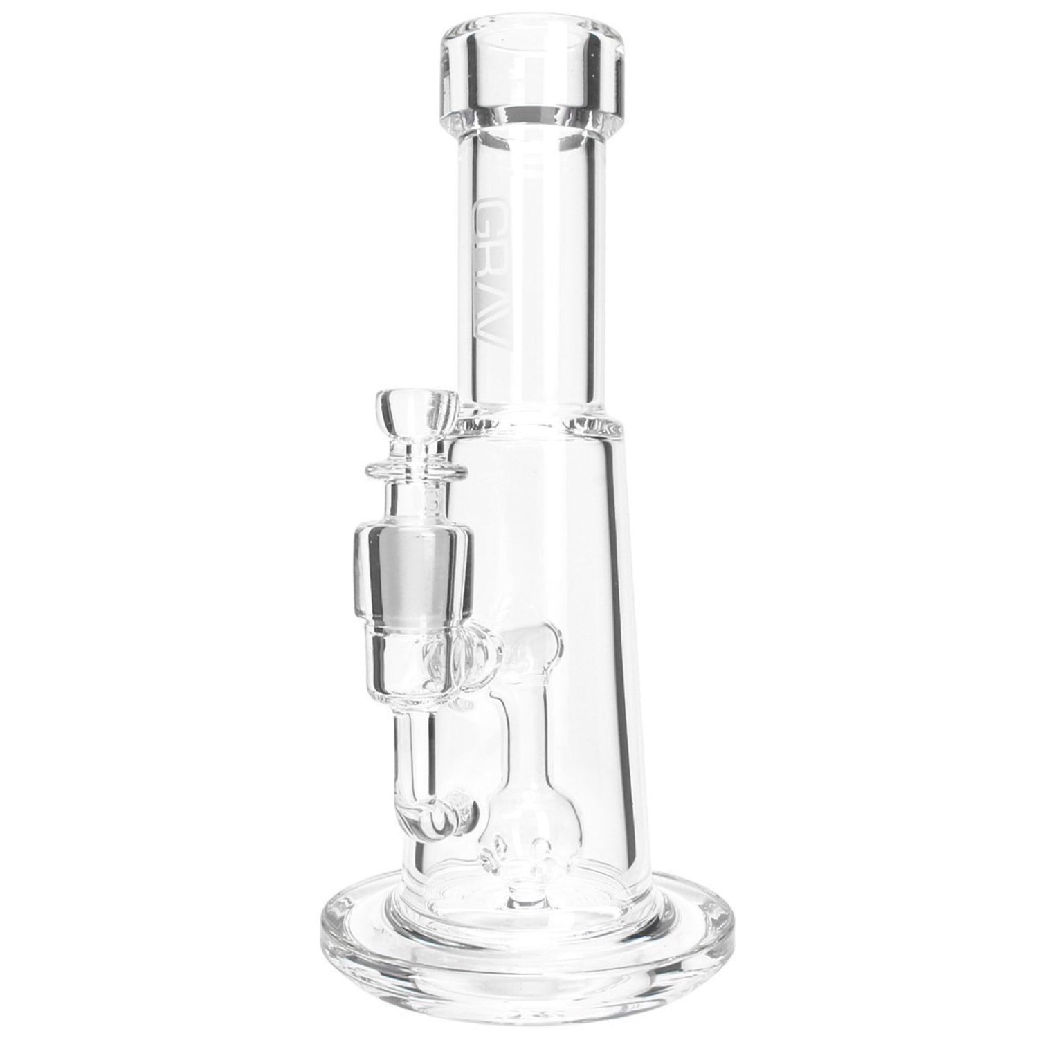 Grav® 8” Small Straight Tube Bong w. Orb Perc 