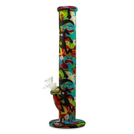 Glow in the Dark 14” Silicone Straight Tube Bong 