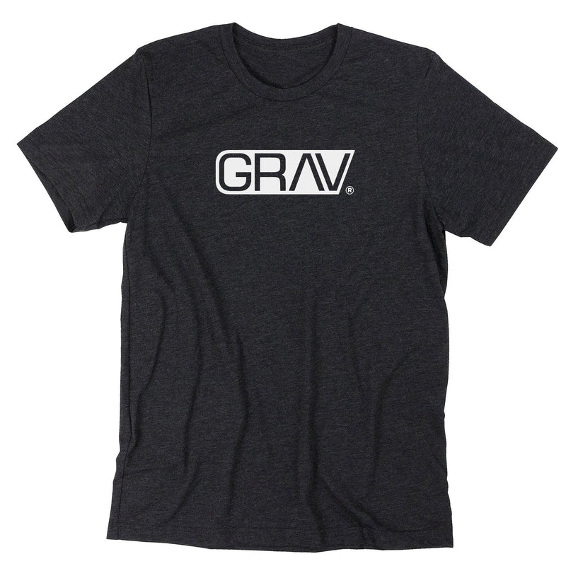 Grav® Heather Black Logo T-Shirt