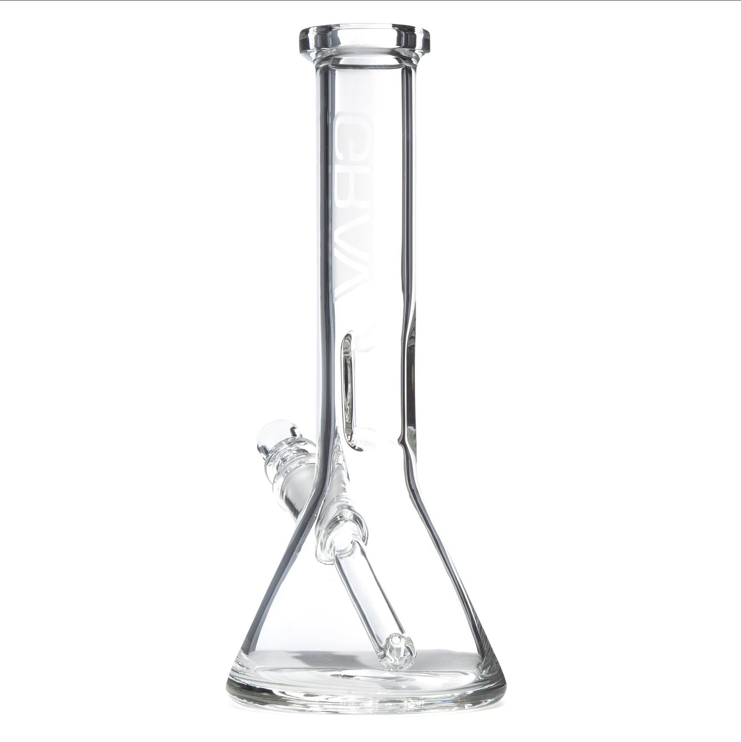 Grav® 8” Beaker Base Water Pipe - Clear 
