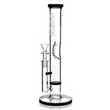 Grav® 12” Straight Tube Honeycomb Perc Water Pipe 