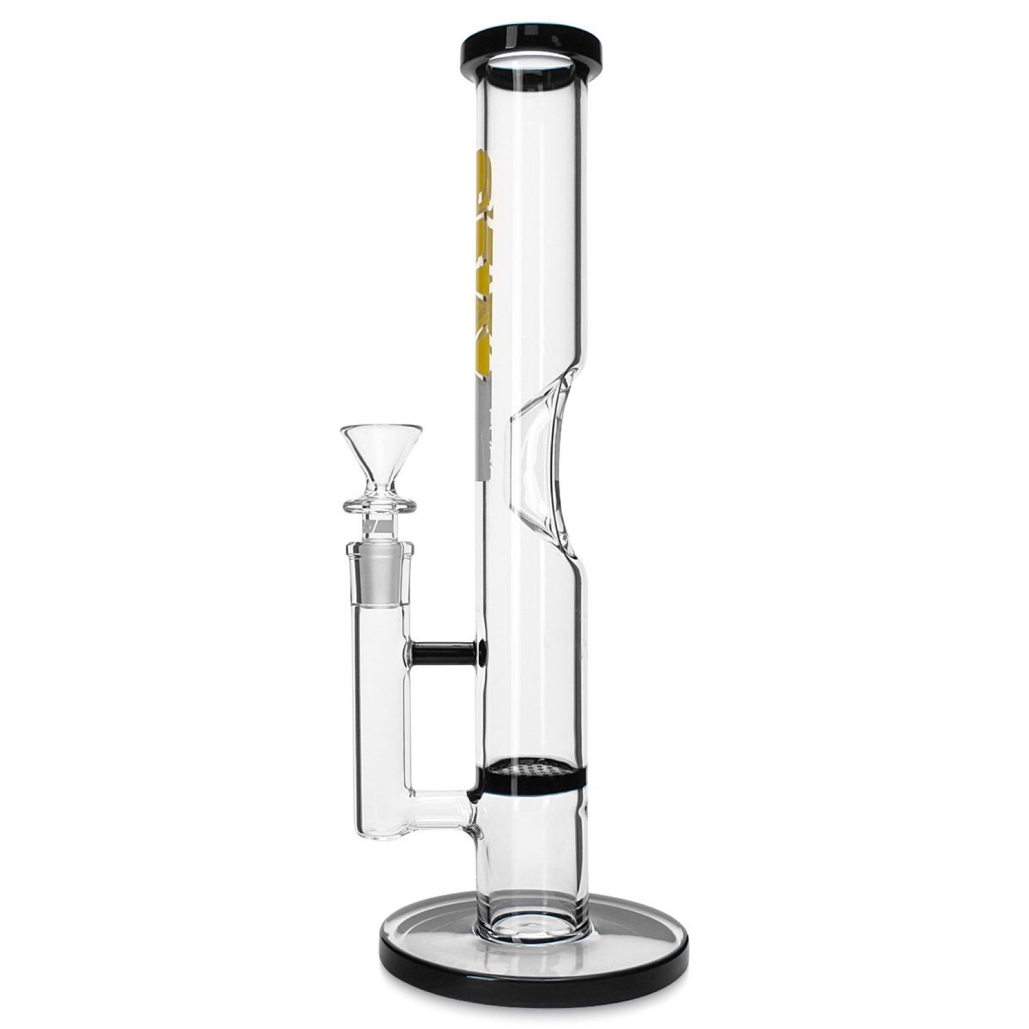 Grav® 12” Straight Tube Honeycomb Perc Water Pipe 