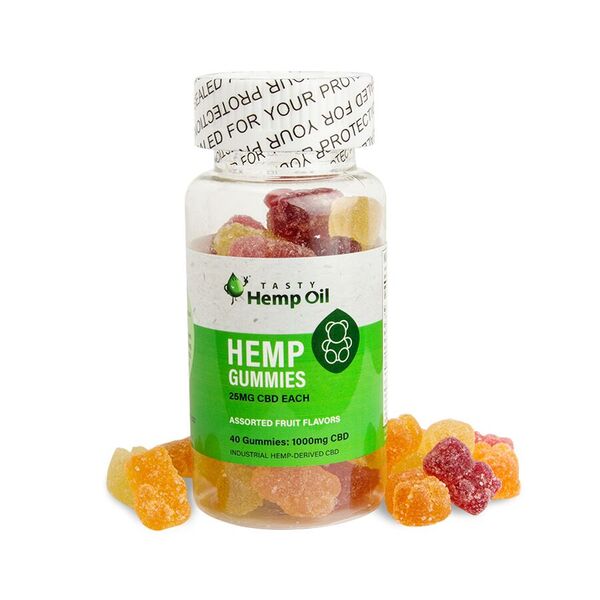 Tasty Hemp Oil Gummy Bears (25mg CBD each) 🐻 