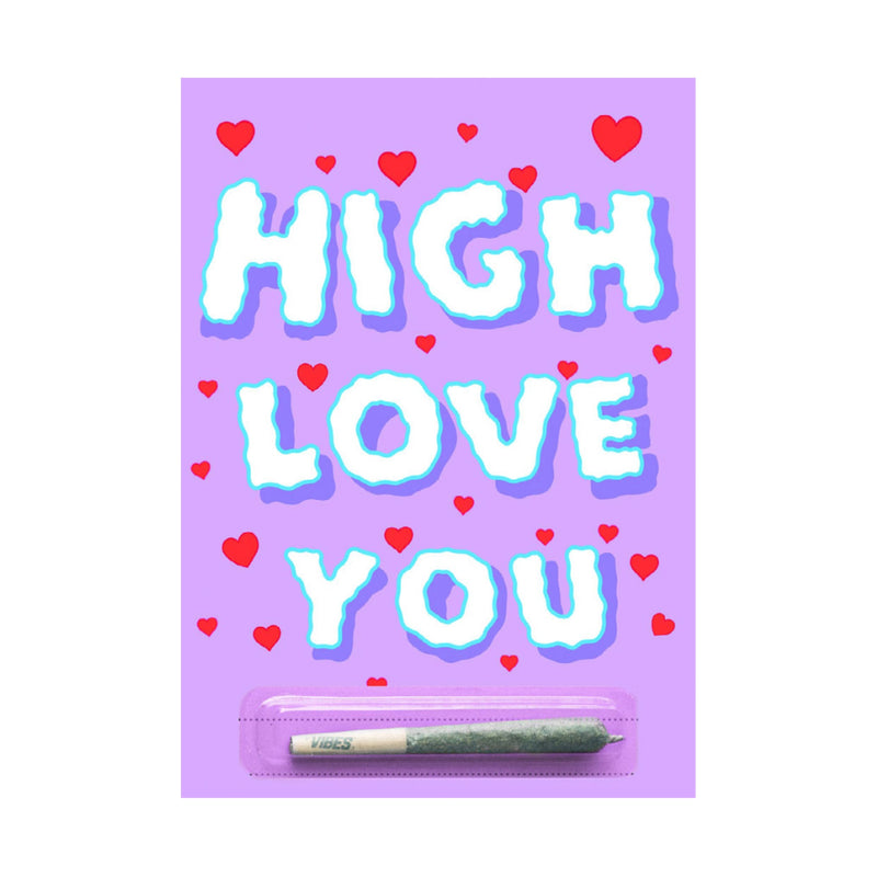 420 Cardz High Love You Card