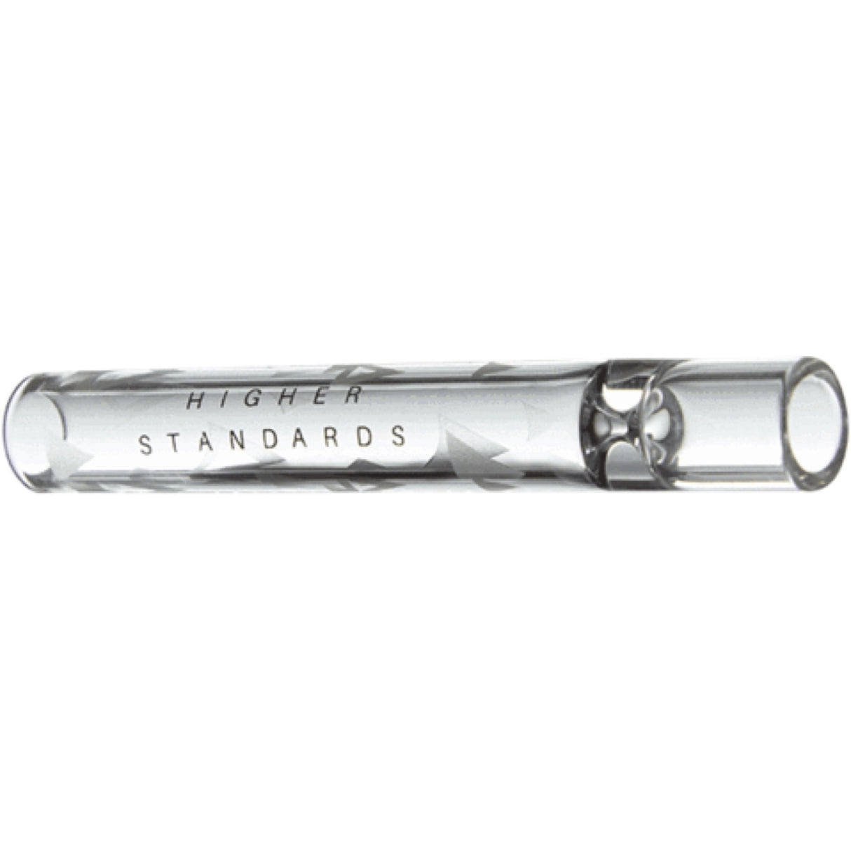 Higher Standards Clear Glass Taster Pipe 