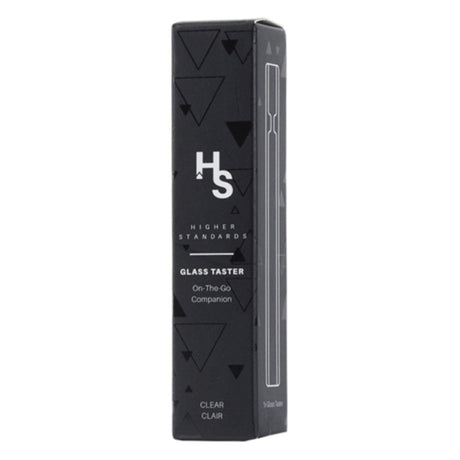 Higher Standards Clear Glass Taster Pipe 