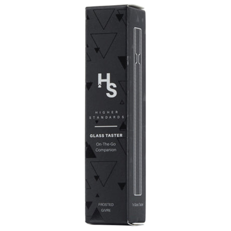 Higher Standards Frosted Glass Taster Pipe 