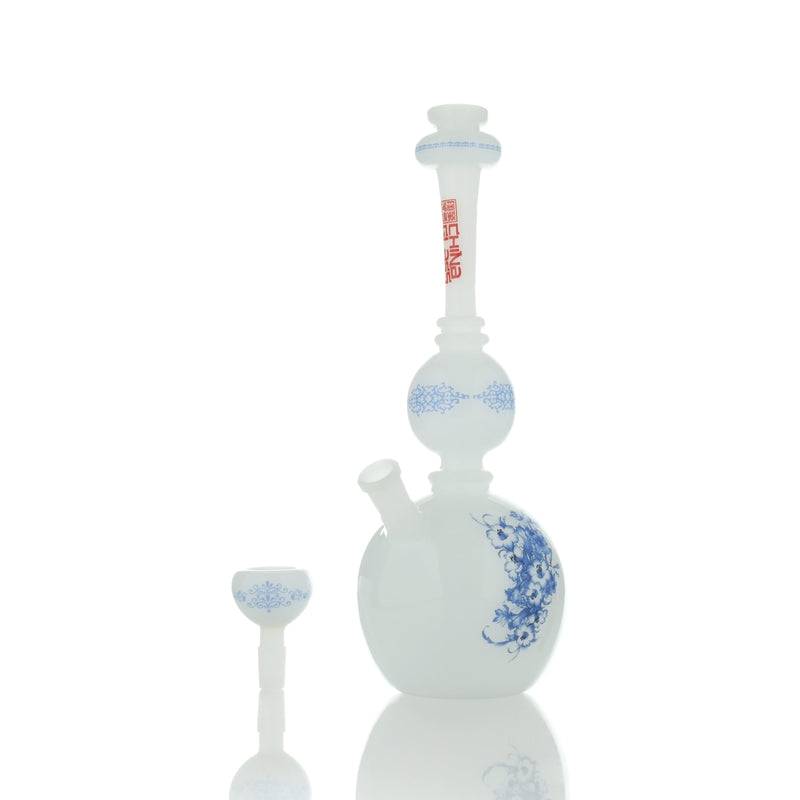 The China Glass "Tang" Dynasty Vase - 11” Water Pipe 