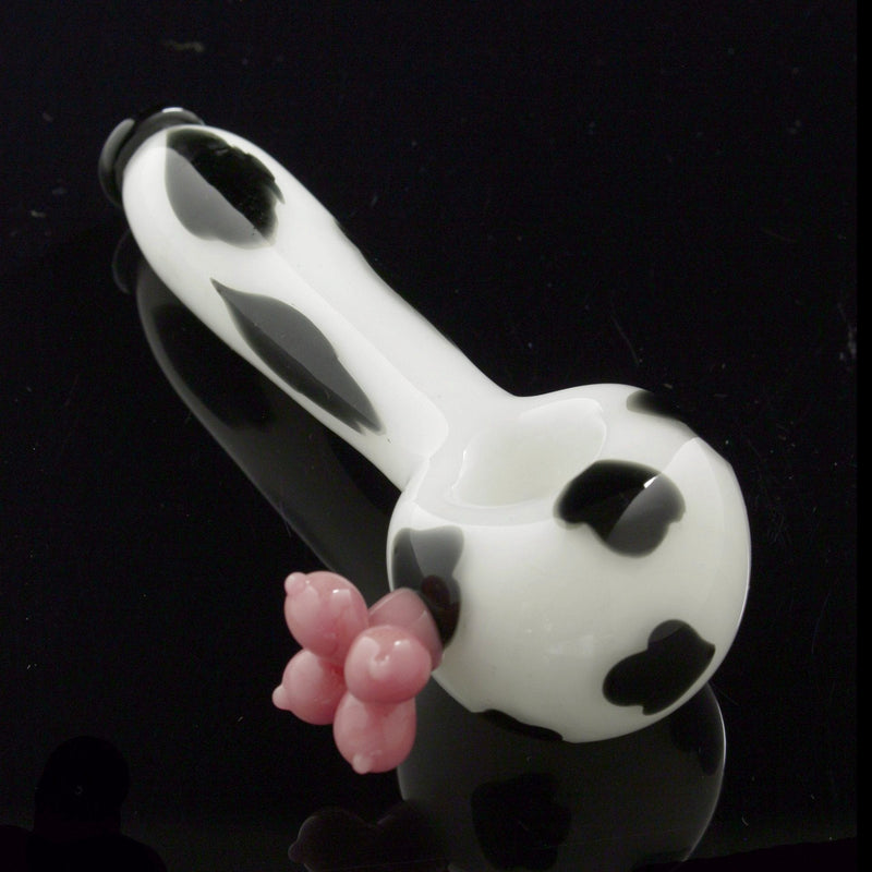 Glassheads "Utterly Cool" Cow Spoon Pipe 🐄 