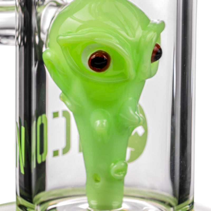 Icon Glass Alien Head Perc Bong 