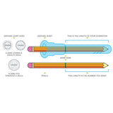 Indestructible 18mm to 14mm Silicone Downstem 