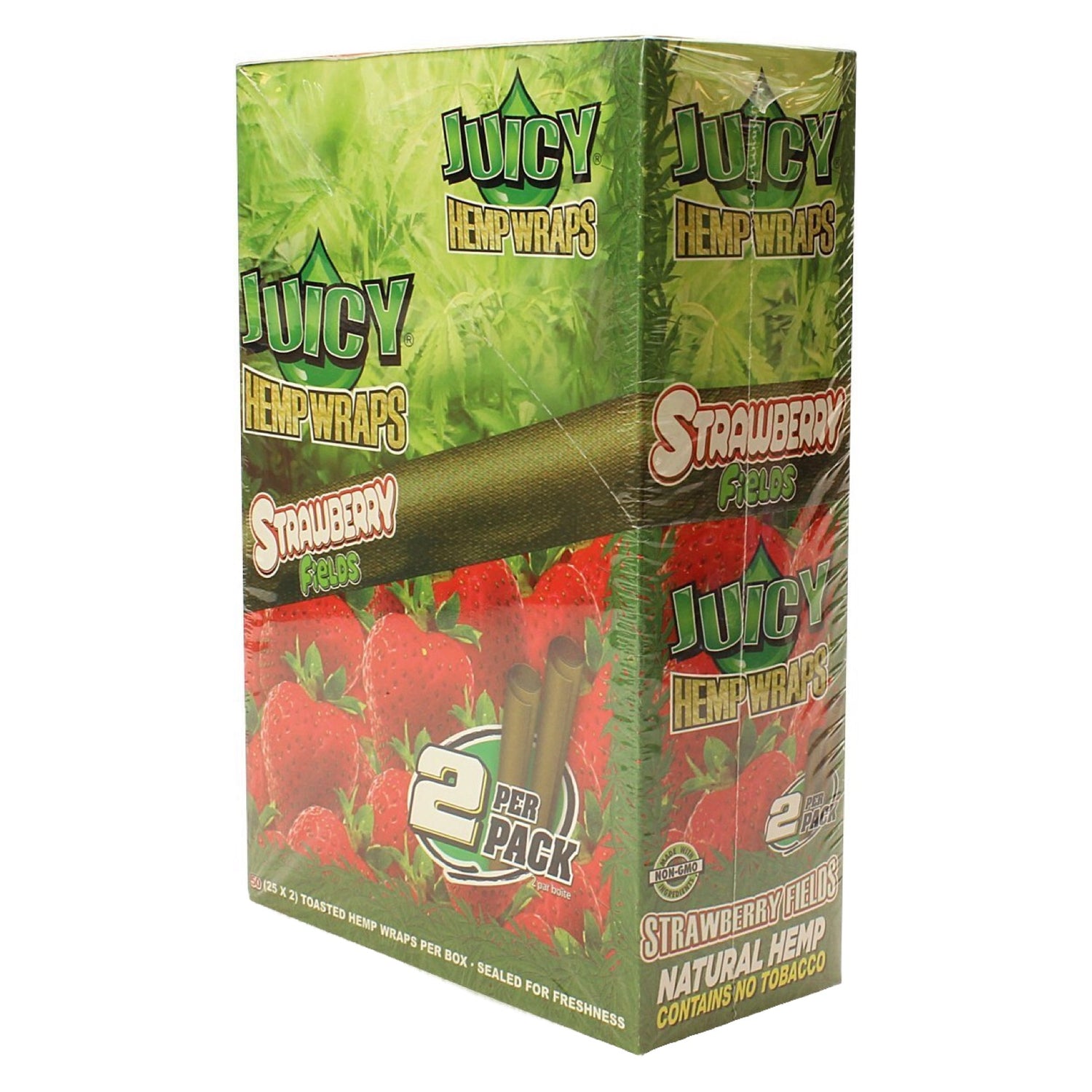 Juicy Jay's Natural Hemp Flavored Blunt Wraps (2-Pack) 