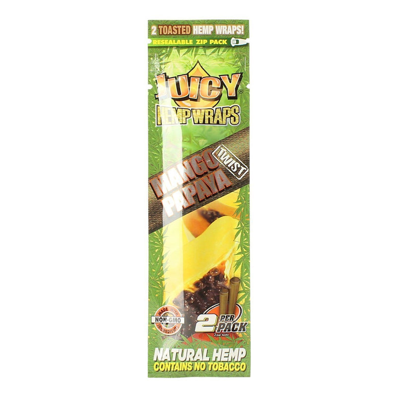 Juicy Jay's Natural Hemp Flavored Blunt Wraps (2-Pack) 