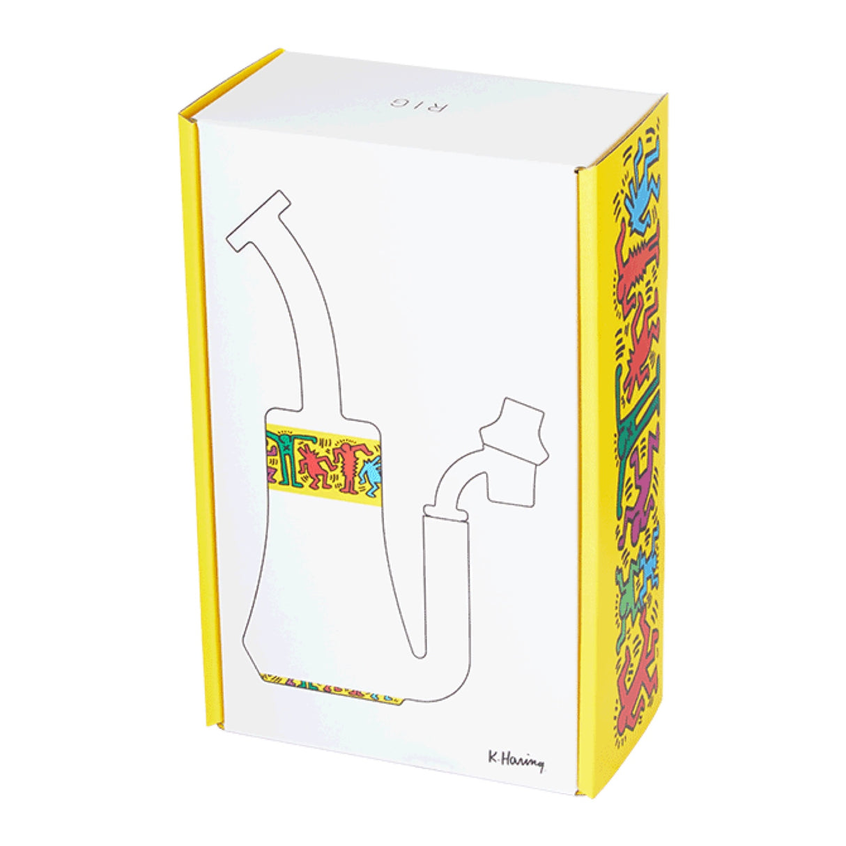 K. Haring 9.5” Glass Dab Rig