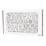 K. Haring Glass Rolling Tray - Black & White