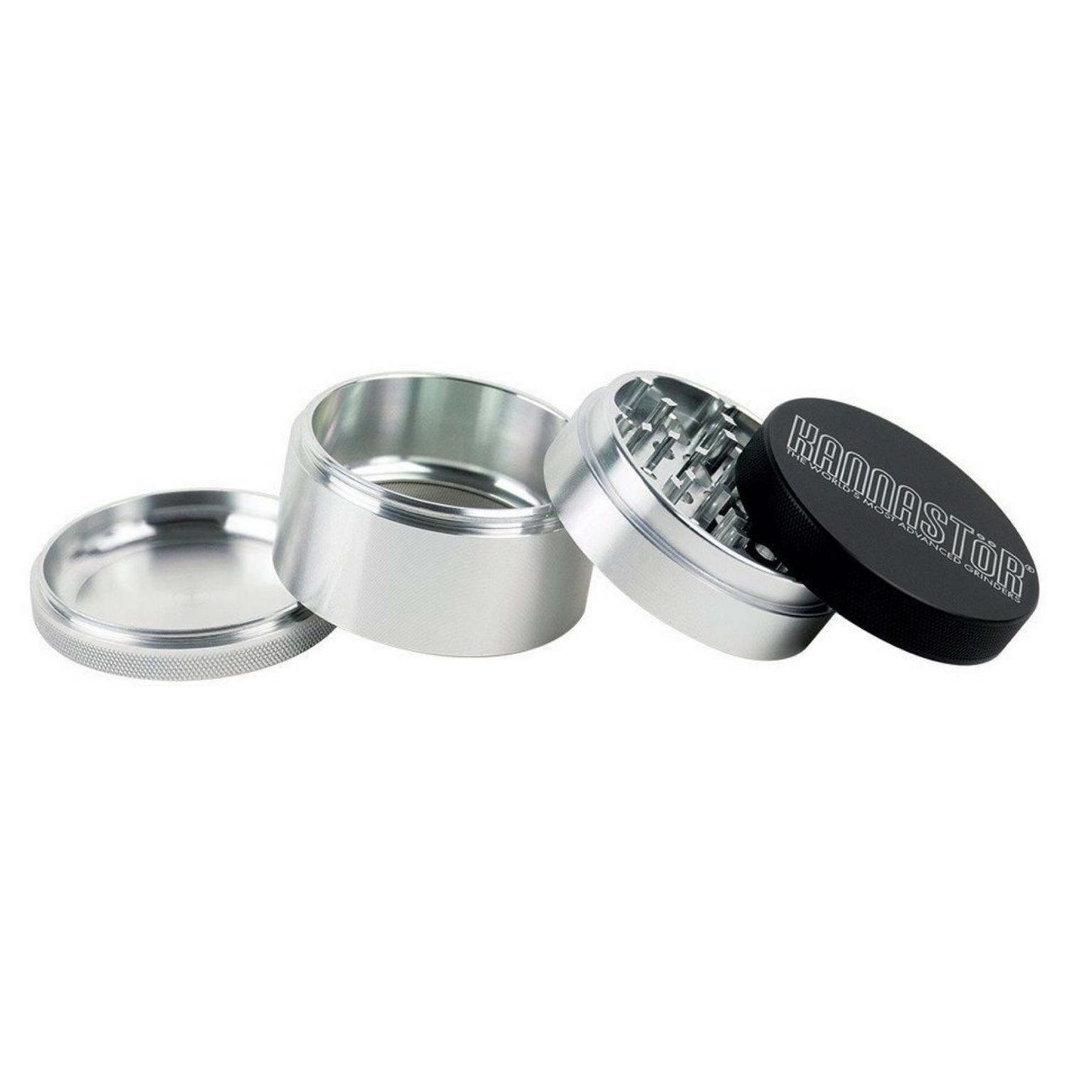 Kannastor 2.5” Solid Top 4-Piece Grinder 