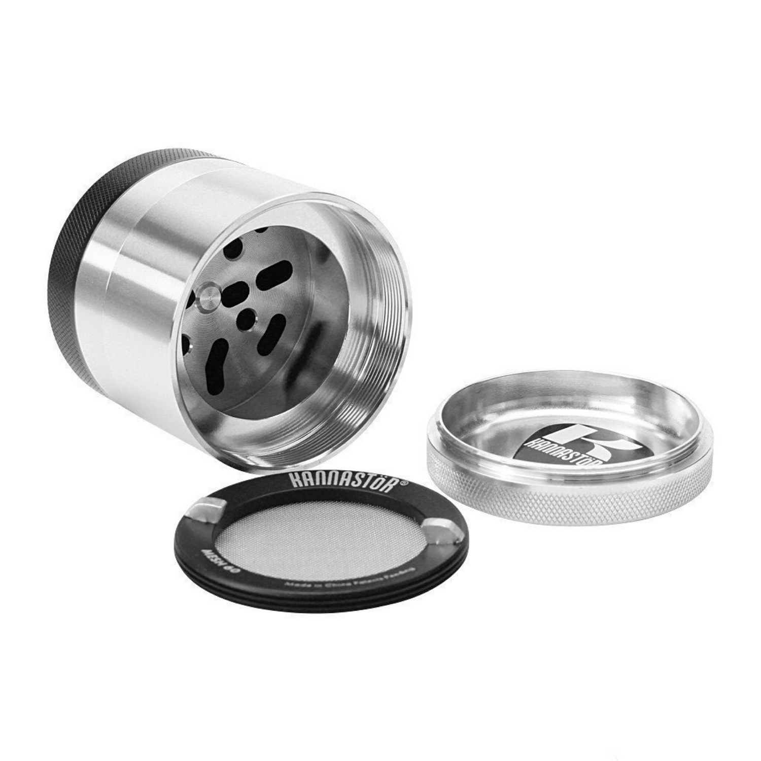 Kannastor 2.2” Solid Top 4-Piece Grinder 