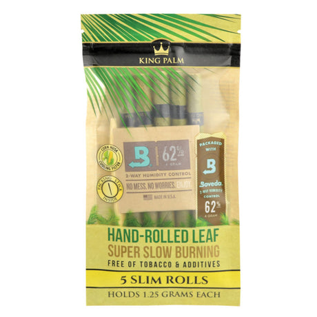 King Palm Slim Pre-Rolled Wraps 5 Pack