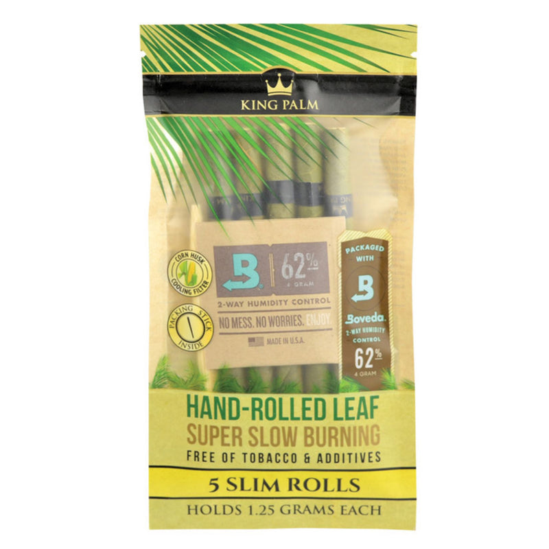 King Palm Slim Pre-Rolled Wraps 5 Pack