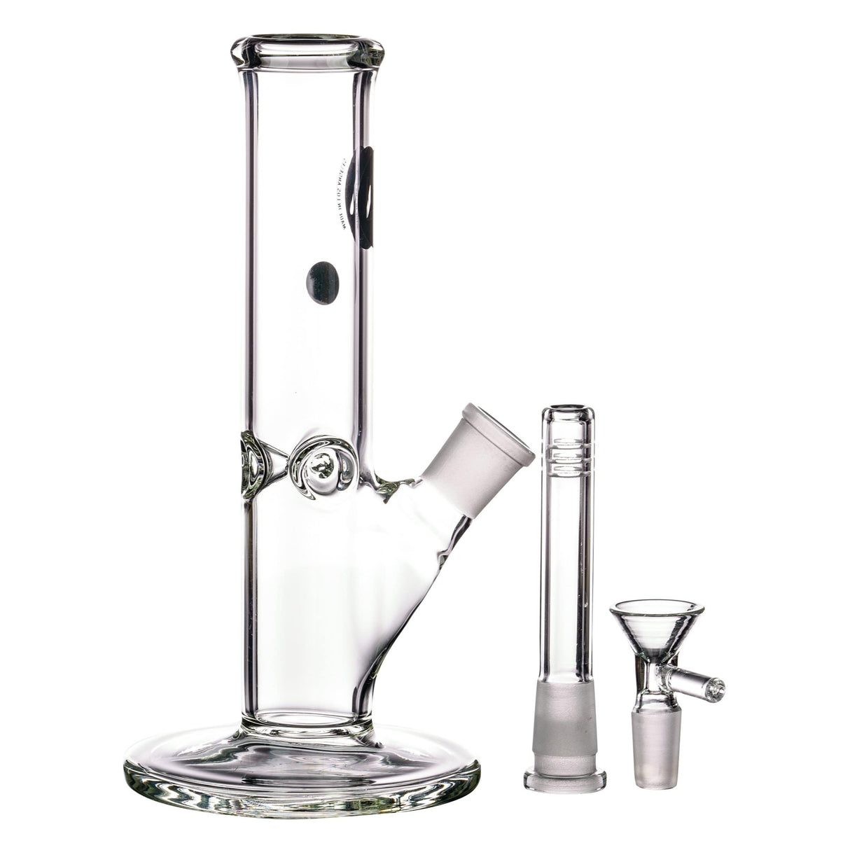 LA Pipes 8” Basic Straight Tube Bong