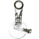 LA Pipes 20” 5mm Thick Double Showerhead Perc Beaker Bong