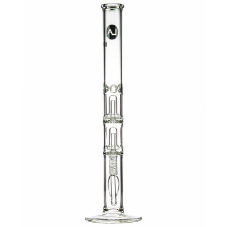 LA Pipes 20” 5mm Thick Double Showerhead Straight Tube Bong