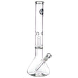 LA Pipes 16” 5mm Thick Showerhead Perc Beaker Bong